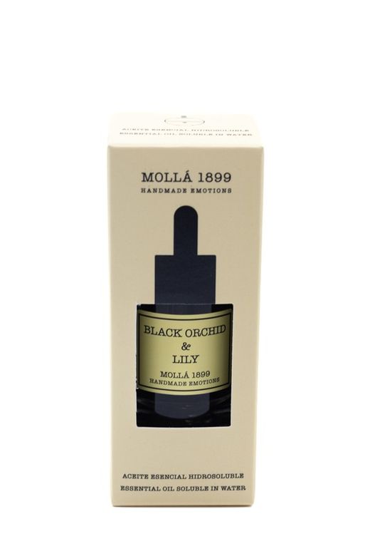 Óleo Essencial Solúvel em Água 30mL. Black Orquid & Lily. Coleção Boutique CERERIA MOLLA 1899.
