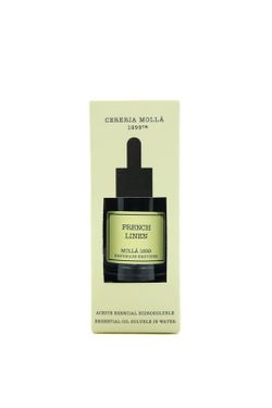 Aceite Esencial hidrosoluble 30mL. French Linen Colección Boutique CERERIA MOLLA 1899.