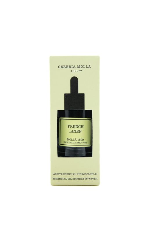 Aceite Esencial hidrosoluble 30mL. French Linen Colección Boutique CERERIA MOLLA 1899.