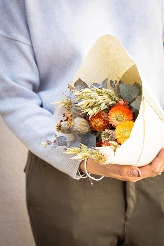 Armónico bouquet variado de flores secas Marrakesh