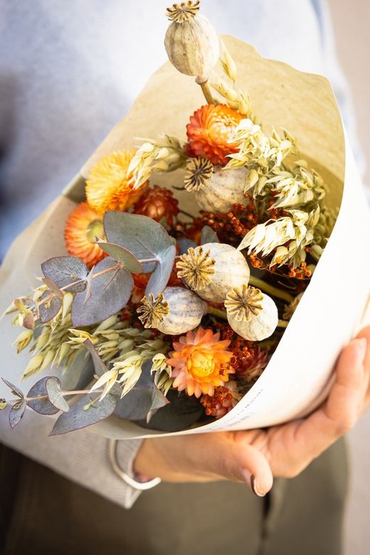 Armónico bouquet variado de flores secas Marrakesh