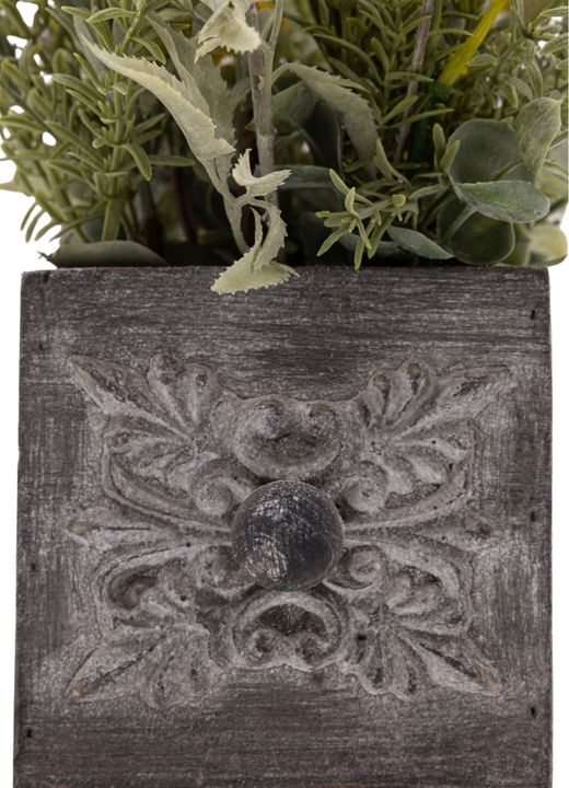 Aromático centro artificial con lavanda y mimosa