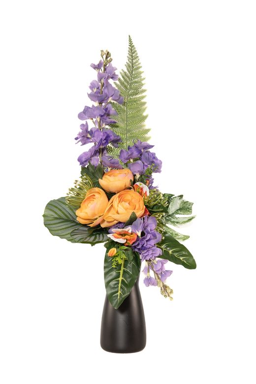 Arreglo floral para cementerio para todo tipo de tumbas y nichos en colores alegre