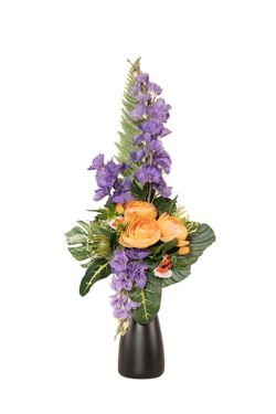 Arreglo floral para cementerio para todo tipo de tumbas y nichos en colores alegre