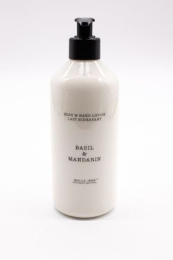 Loção para as mãos e corpo 500ml Manjericão e tangerina. Bouquet CERERIA MOLLA 1899