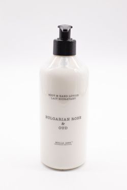 Loção para as mãos e corpo de 500ml Bulgarian Rose & Oud. Bouquet CERERIA MOLLA 1899