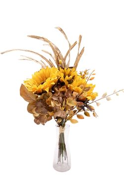 Bouquet de girasoles artificiales
