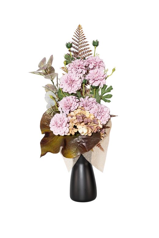 Cálido ramo de cementerio en tonos otoñales