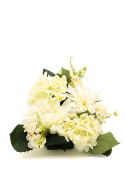 Centro tradicional de flores artificiales para cementerio