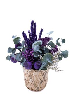 Cestito de espigas mística. Encanto en color Morado