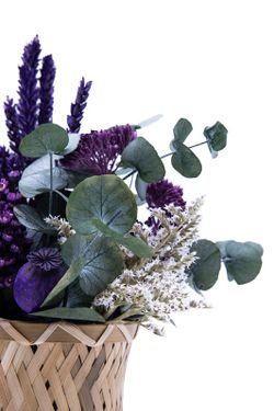 Cestito de espigas mística. Encanto en color Morado