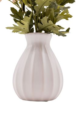 Dulce arreglo floral de margaritas artificial en color salmón