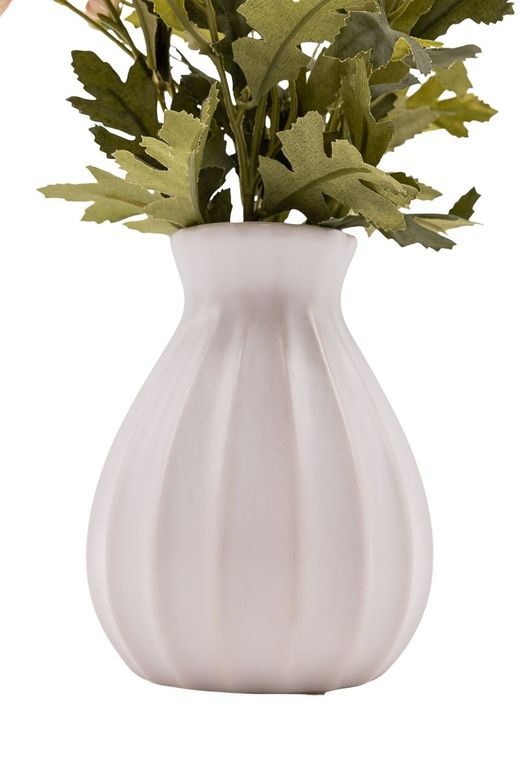 Dulce arreglo floral de margaritas artificial en color salmón