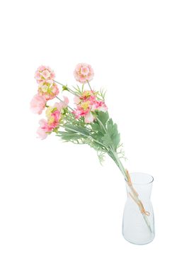 Ecantador ramillete artificial de flores rosadas