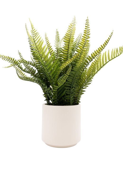 Frondoso Helecho grande artificial