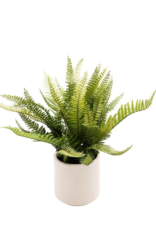 Frondoso Helecho grande artificial