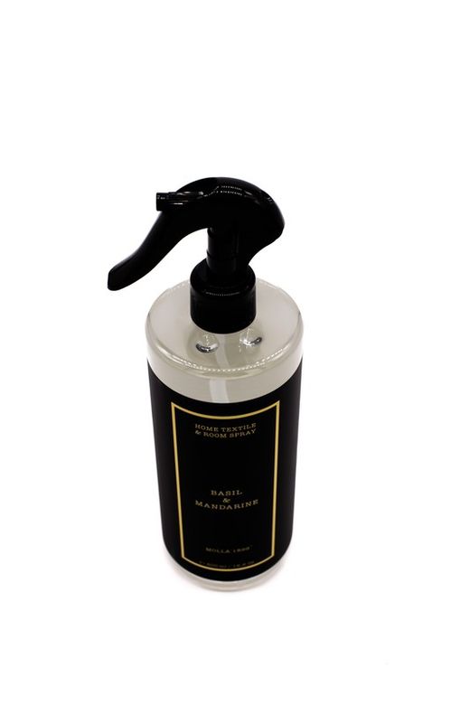 Spray Têxtil Lar 500ml. Manjericão & Mandarim. Coleção Buquê CERERIA MOLLA 1899
