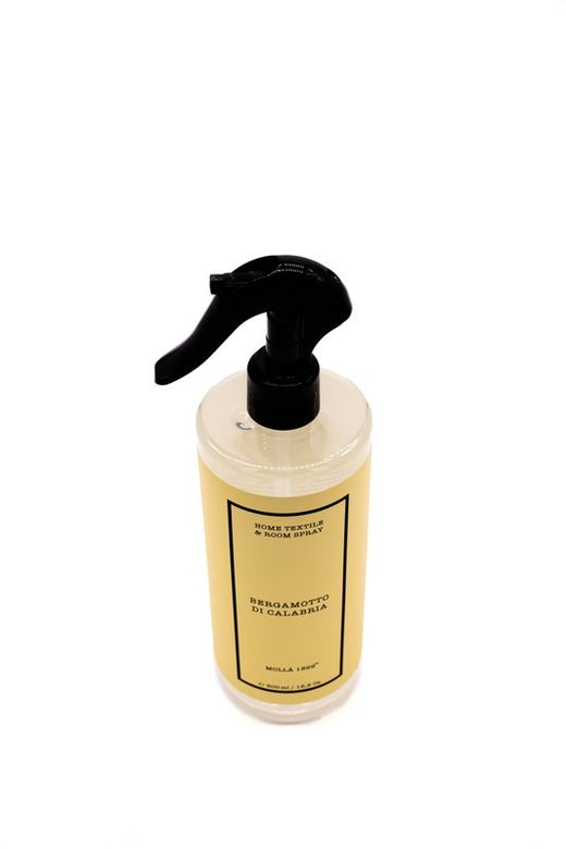 Spray Têxtil Lar 500ml. Bergamota da Calábria. Coleção Boutique CERERIA MOLLA 1899.