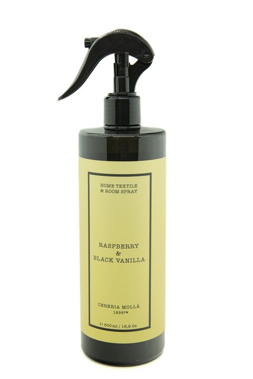 Home Textil Spray 500ml. Raspberry & Black Vanilla. Colección Boutique CERERIA MOLLA 1899.