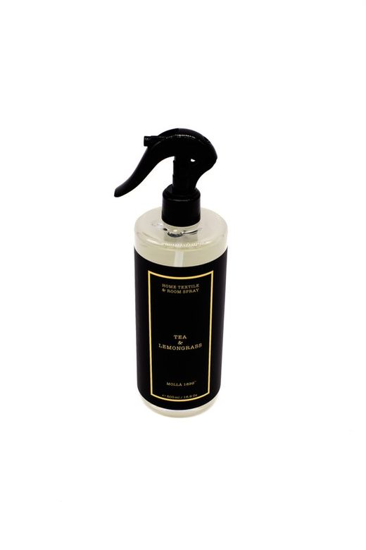 Spray Têxtil Lar 500ml. Chá & Capim-limão. Coleção Boutique CERERIA MOLLA 1899.