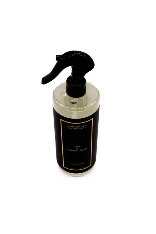 Spray Têxtil Lar 500ml. Chá & Capim-limão. Coleção Boutique CERERIA MOLLA 1899.