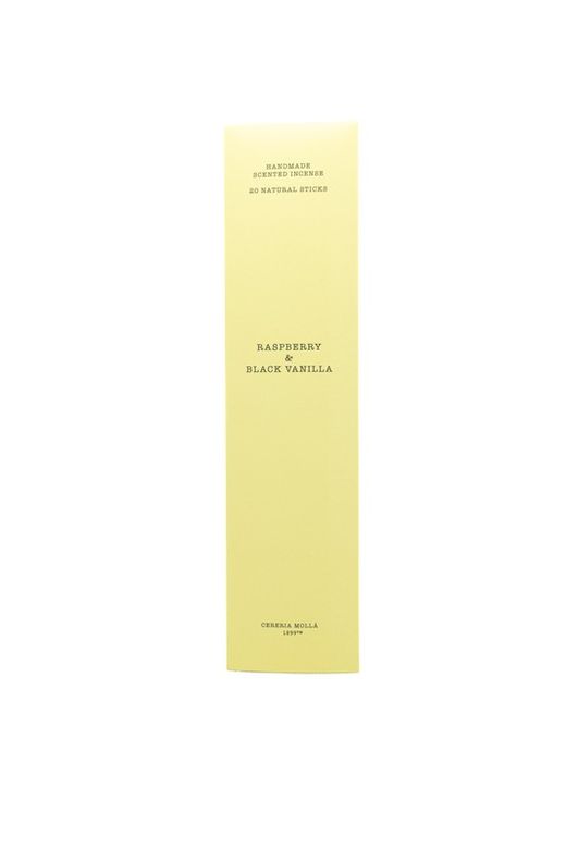 Incienso Raspberry & Black Vanilla. 20 unidades Colección Boutique CERERIA MOLLA 1899