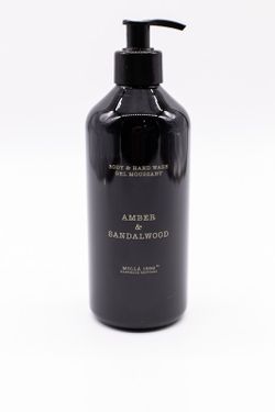 Sabonete perfumado 500ml Amber & Saldalwood. Bouquet CERERIA MOLLA 1899