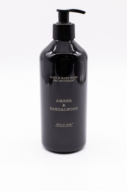 Sabonete perfumado 500ml Amber & Saldalwood. Bouquet CERERIA MOLLA 1899