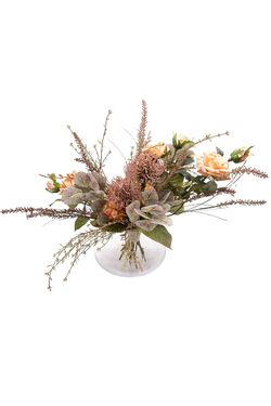 Luminoso ramo floral artificial