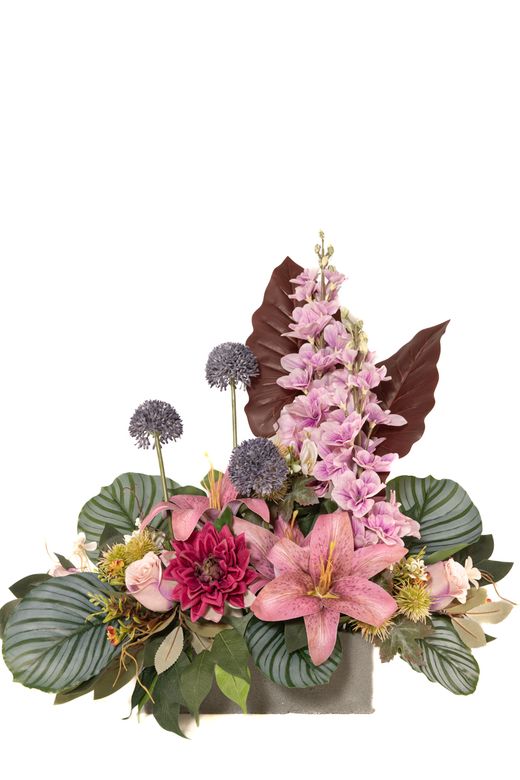 Magnifico centros de flores artificiales para difuntos