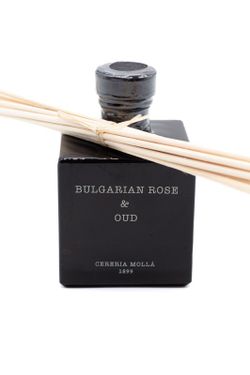 Mikado ambientador de 100 ml. Rosa búlgara & Oud. Coleção Boutique CERERIA MOLLA 1899.