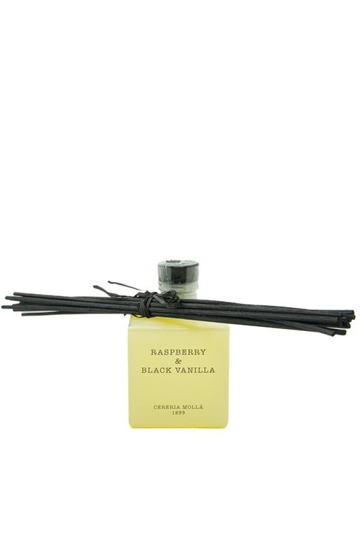 Mikado ambientador de 100 ml. Raspberry & Black Vanilla. Colección Boutique CERERIA MOLLA 1899.