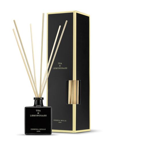 Mikado ambientador de 100 ml. Tea & Lemongrass. Colección Boutique CERERIA MOLLA 1899.