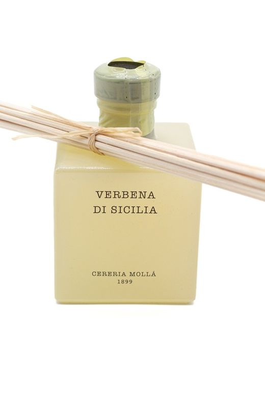 Mikado ambientador de 100 ml. Verbena e Sicília. Coleção Boutique CERERIA MOLLA 1899.