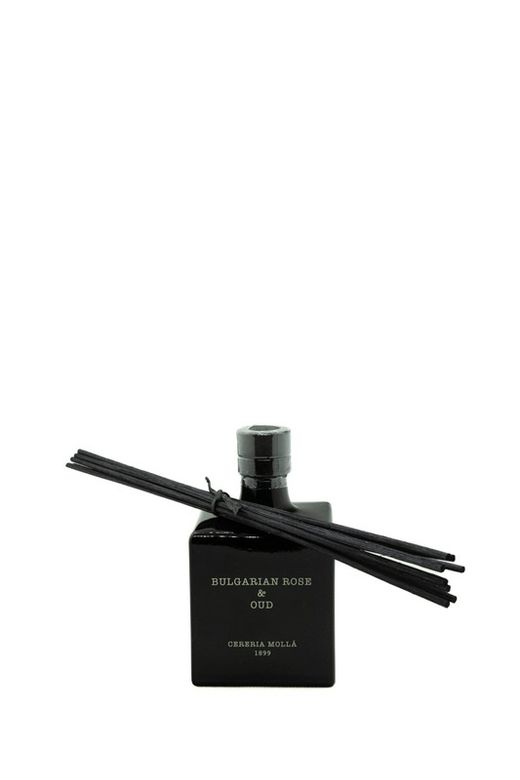 Mikado ambientador de 250ml. Bulgarian Rose & Oud. Colección Boutique CERERIA MOLLA 1899.
