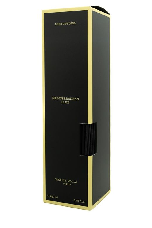 Mikado ambientador de 250ml. Mediterranean Blue. Colección Boutique CERERIA MOLLA 1899.