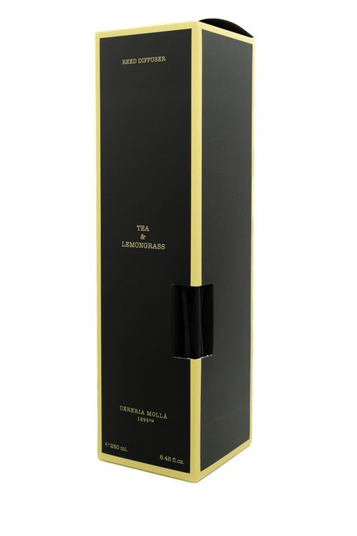 Mikado ambientador de 250ml. Tea & Lemongrass. Colección Boutique CERERIA MOLLA 1899.