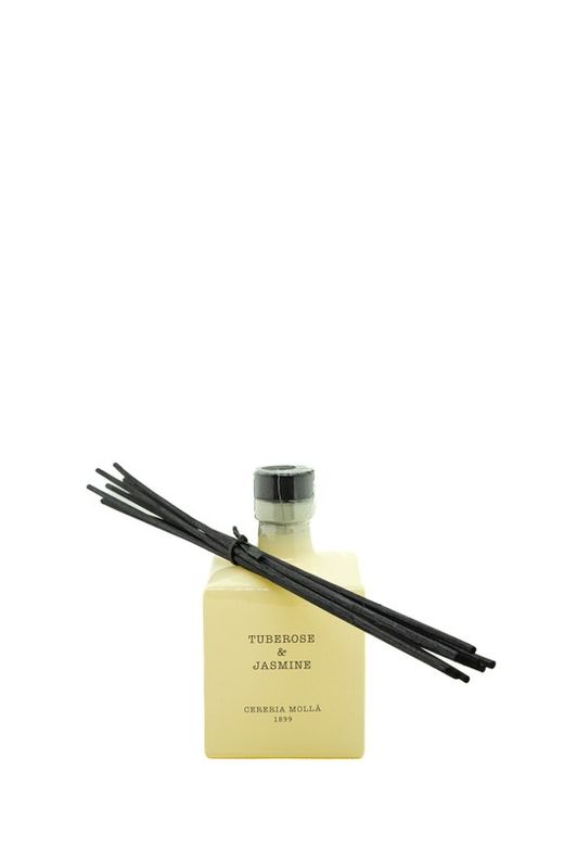 Mikado ambientador de 250ml. Tuberose & Jasmine. Colección Boutique CERERIA MOLLA 1899.