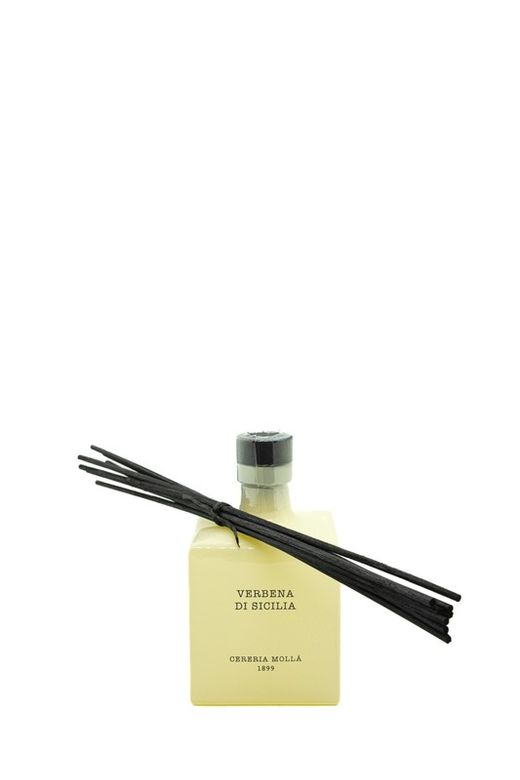 Mikado ambientador de 250ml. Verbena di Sicilia. Colección Boutique CERERIA MOLLA 1899.