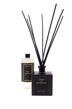 Ambientador Mikado 500 ml. Âmbar e Sândalo. Coleção Boutique CERERIA MOLLA 1899.