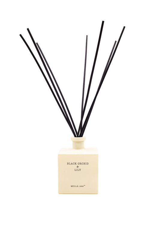 Ambientador Mikado 500 ml. Black Orquid & Lily. Coleção Boutique CERERIA MOLLA 1899.
