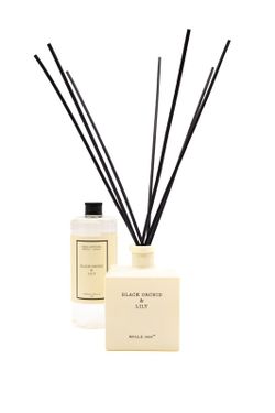 Ambientador Mikado 500 ml. Black Orquid & Lily. Coleção Boutique CERERIA MOLLA 1899.