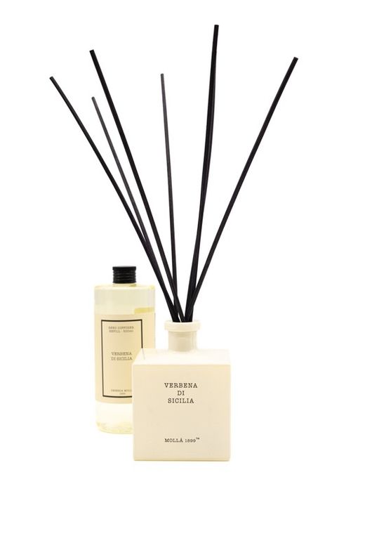 Mikado ambientador de 500 ml. Verbena di Sicilia. Colección Boutique CERERIA MOLLA 1899.