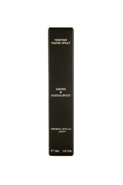 Perfume Travel Spray Amber & Sandalwood. Colección Boutique Tienda CERERIA MOLLA 1899