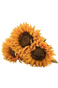Radiantes girasoles artificiales