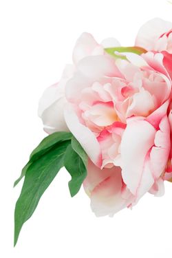 Ramillete encantador de peonías artificiales rosas