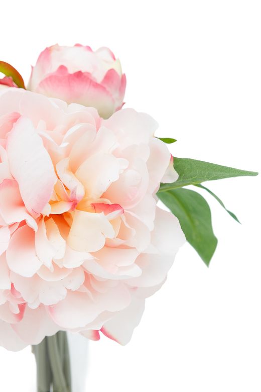 Ramillete encantador de peonías artificiales rosas