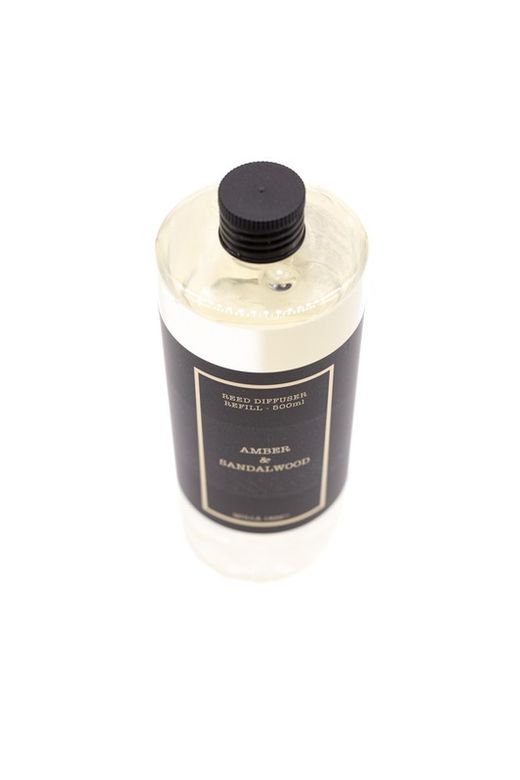 Refil de ambientador Mikado 500 mL. Âmbar e Sândalo. Coleção Bouquet CERERIA MOLLA 1899