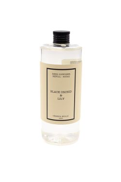 Refil de ambientador Mikado 500 mL. Black Orquid & Lily. Coleção Bouquet CERERIA MOLLA 1899