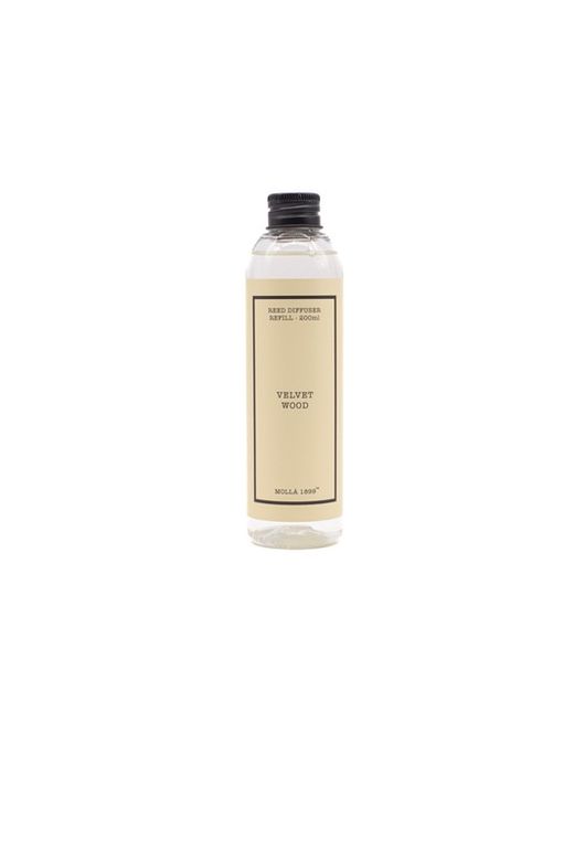 Recambio de mikado ambientador 200 mL. Velvet Wood. Colección Boutique CERERIA MOLLA 1899